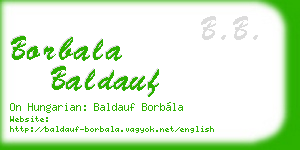 borbala baldauf business card